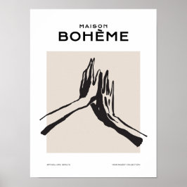 Bohemiskt poster samling