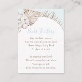 Bohemiskt torkat Handflatan Bok för Pojke-dusch Tilläggskort