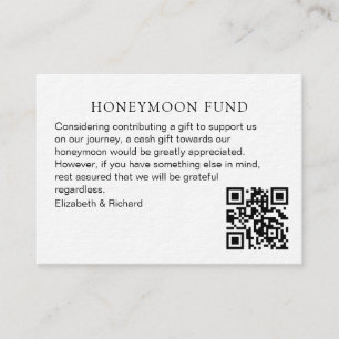Bohemsk blomsterbröllopsromans fond QR-kod Tilläggskort