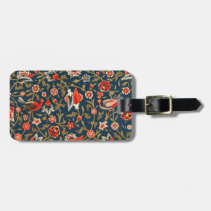 Bohemsk Indo-Persiskt Blommönster Vintage Röd Bagagebricka