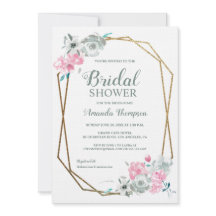 Bohemskt arv: Guld Geometric & Watercolor Flo