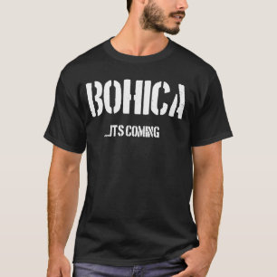 Bohica Det är snart Militär Slang Veteran Bohica T Shirt
