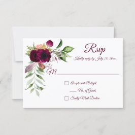 Böhmen Blommigt Romantik OSA kort
