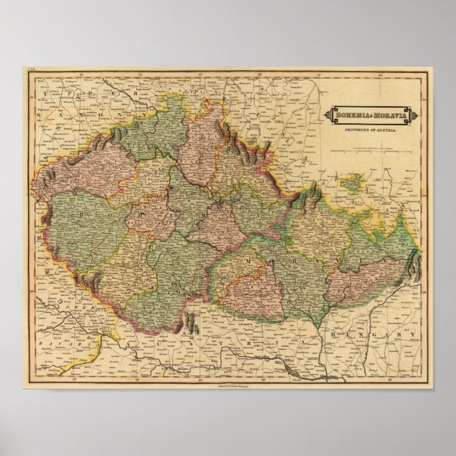 Böhmen, Mähren Poster (Framsidan)