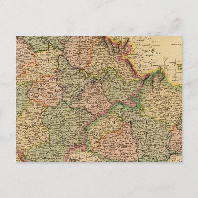 Böhmen, Mähren Vykort (Framsida)