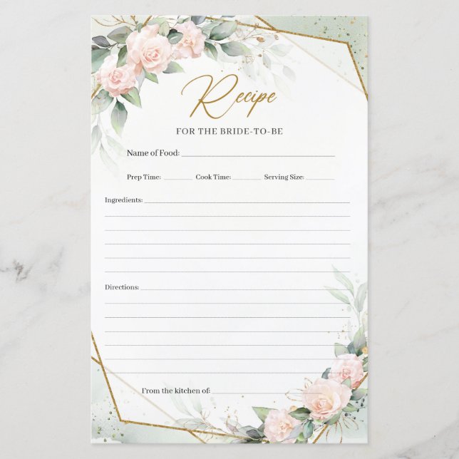 Böhmen ro eukalyptus och guld ram recept (Framsida)