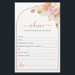 Böhmen Terracota Advice för Bridkortet<br><div class="desc">Bohemian Terracota-råd för bridkortet</div>