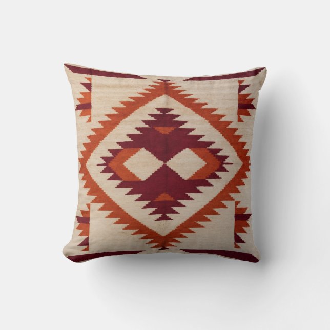 Böhmen Vibes: Vita Kilim Pillows för Modern Kudde (Framsida)