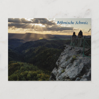 Böhmische Schweiz scenvyfoto Vykort