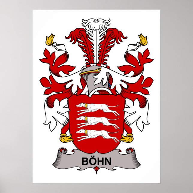 Bohn Family Crest Poster (Framsidan)