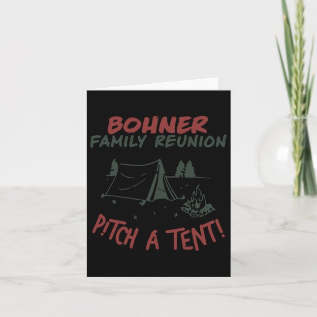 Bohner Family Reunion Pitch A Tält 2 Kort (Framsida)