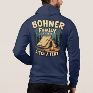 Bohner Family Reunion - Pitch a Tält Retro Camping T Shirt