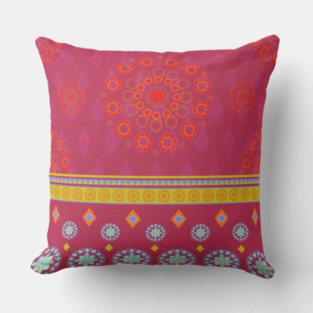 BOHO1 Mandala - Pillow Utomhuskudde (Framsida)