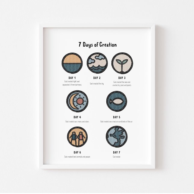 Boho 7-dagars skapandetid poster (Skapare uppladdad)