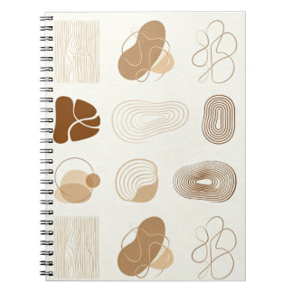 Boho Abstract Aesthetic Journal - Anteckningsbok