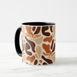 Boho Abstract Flow Mug – Soft Shape Composition Mugg