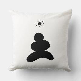 Boho abstract Stone and Sun Kudde