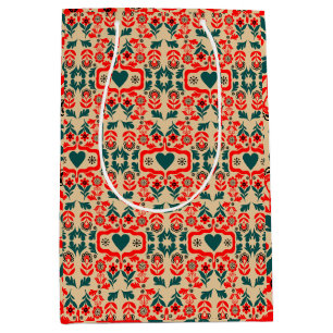Boho Abstrakt Blomkonst