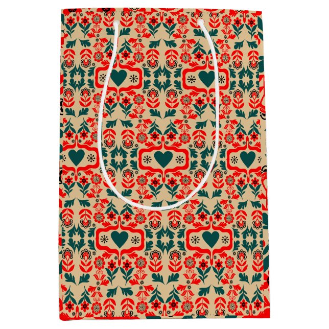 Boho Abstrakt Blomkonst (Framsidan)