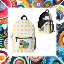 Boho abstrakt blommigt design