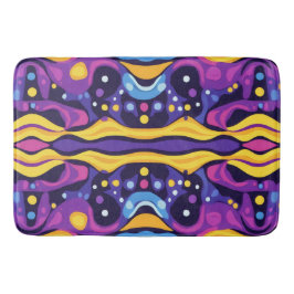 Boho Abstrakt färgstark 19 Badrumsmatta