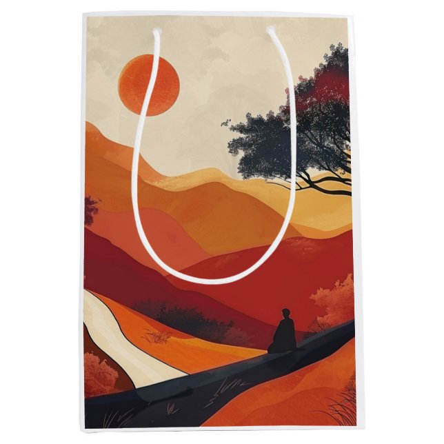 Boho Abstrakt liggande (19) (Framsidan)