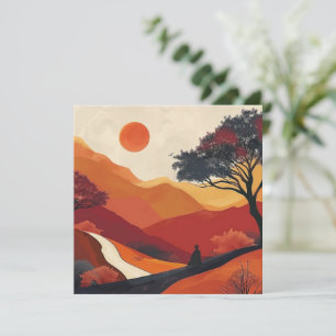 Boho Abstrakt liggande (19)