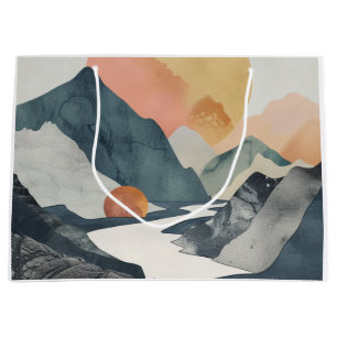 Boho Abstrakt liggande (2)