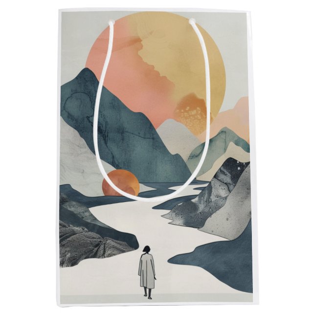 Boho Abstrakt liggande (2) (Framsidan)