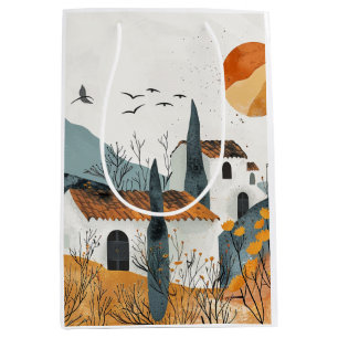 Boho Abstrakt liggande (4)