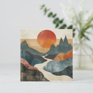 Boho Abstrakt liggande (5)