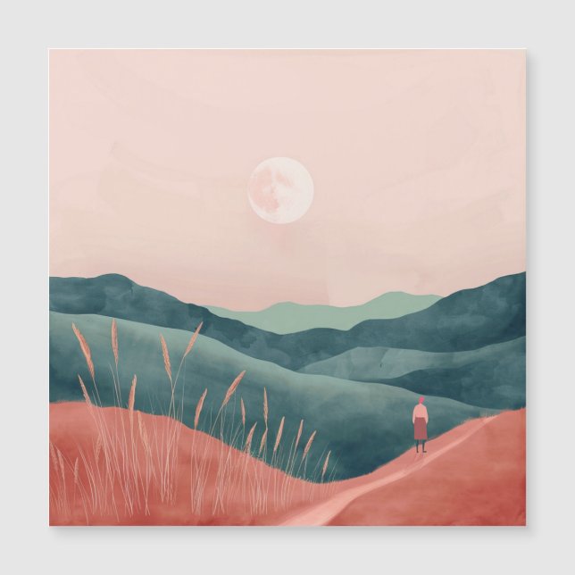 Boho Abstrakt liggande (7) (Framsida)