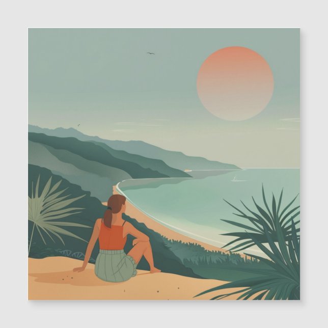 Boho Abstrakt liggande (9) (Framsida)