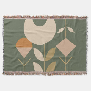 Boho Abstrakt Lily Filt