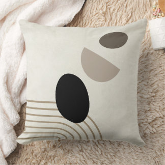 Boho Abstrakt Mid Century Modern Dekorativ kudde