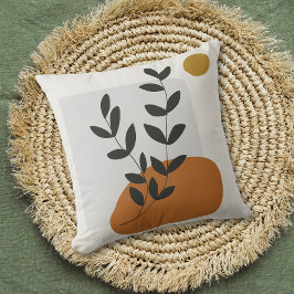 Boho Abstrakt Minimalistisk Höst tema kudde