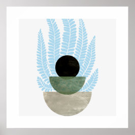 Boho Abstrakt Shapes Poster