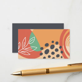 Boho-abstrakt teckning tilläggskort