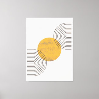 Boho Abstrakt Väggkonst Canvastryck