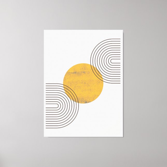 Boho Abstrakt Väggkonst Canvastryck (Framsida)