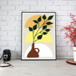 Boho Abstrakt Wall Art Canvas<br><div class="desc">Lägg till ett litet stycke modern skandinavisk design i ditt hem med den här fantastiska abstrakten i landskapet.</div>