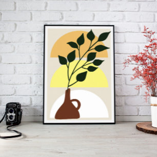 Boho Abstrakt Wall Art Canvas