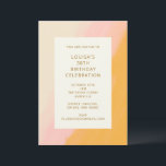 Boho Abstrakt Watercolor Rosa Gult 30års födelseda Inbjudningar<br><div class="desc">Boho Abstrakt Watercolor Rosa and Gult 30års födelsedag Party bjudan</div>