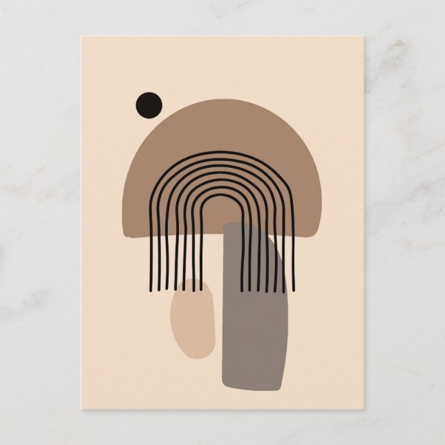 Boho Aesthetic Collage Post Card 028 Vykort (Framsida)