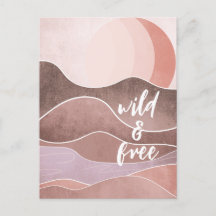 Boho Aesthetic Collage Post Card 031