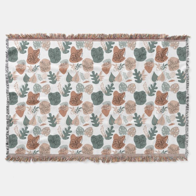BOHO Aesthetic Mönster A12x4.white Filt (Framsidan)