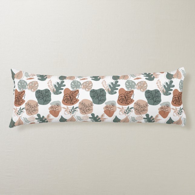 BOHO Aesthetic Mönster A12x4.white Kroppskudde (Framsidan)