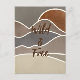 Boho Aesthetic Post Card 016 Vykort