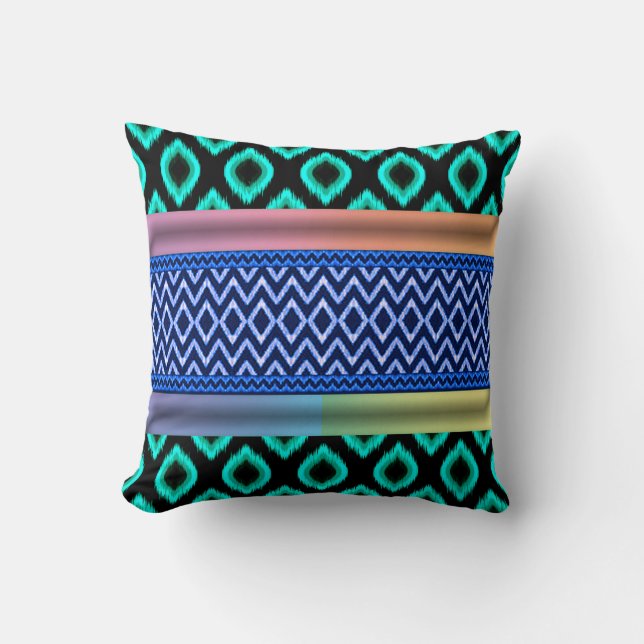 Boho Afro Ethnic Kudde (Framsida)