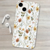 Boho akvarell vildblomma